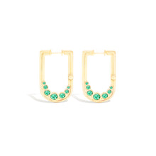 Load image into Gallery viewer, Evolve Bubble Hoop - Emerald
