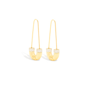Crew Tube Earring - Diamond