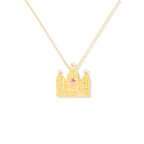 Juju Crown Charm Necklace