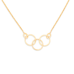 The Crew Triple Circle Necklace