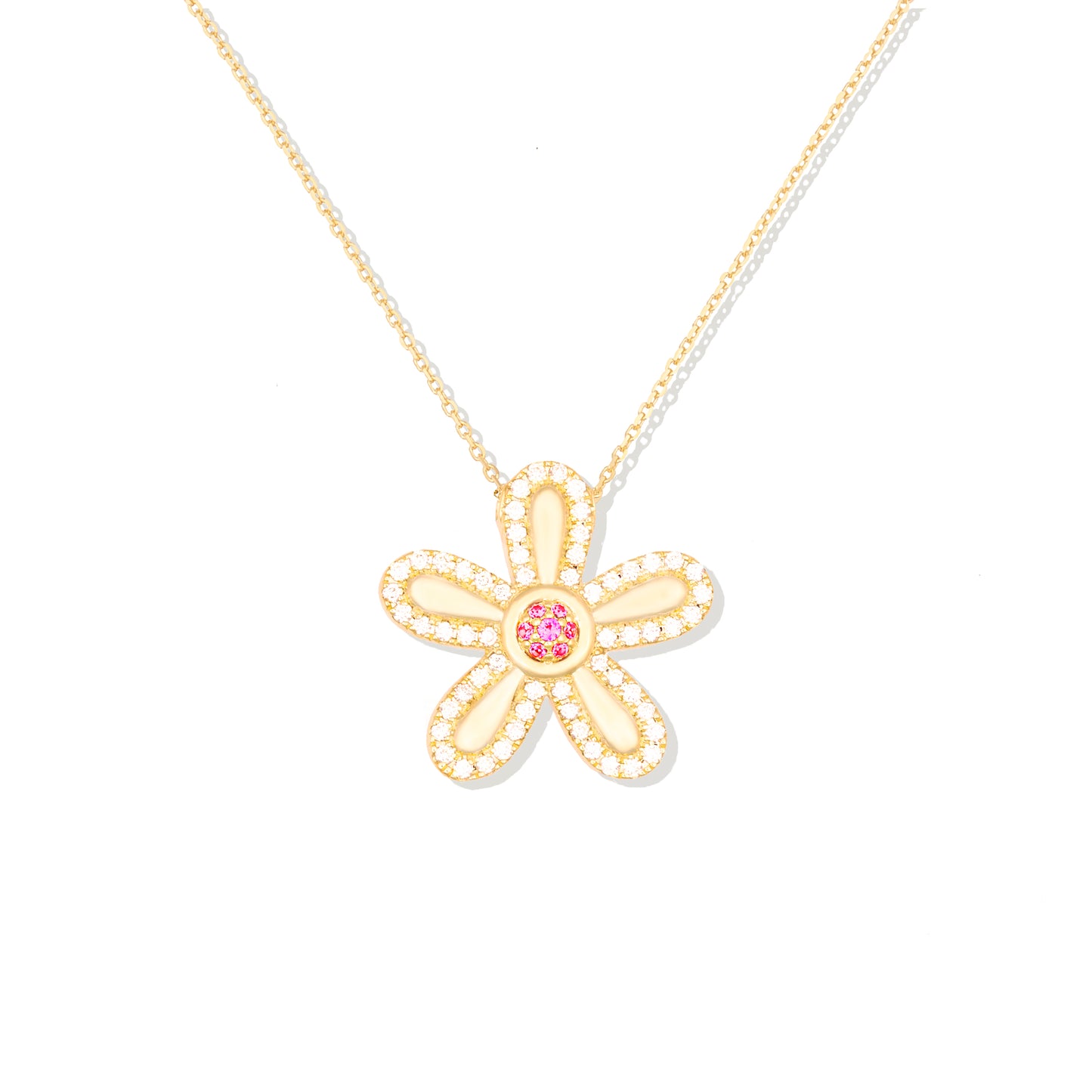Juju Flower Charm Necklace