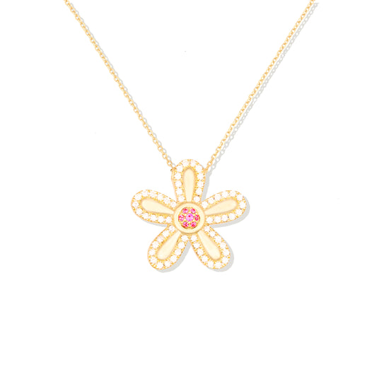 Juju Flower Charm Necklace