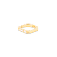 Load image into Gallery viewer, Spark Etched Stacking Band Ring - Diamond
