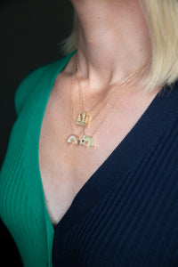 JuJu Rainbow Charm Necklace - Primary Colors