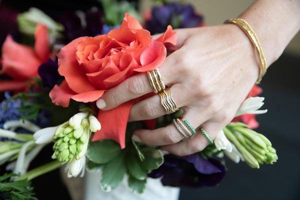 Edge Wave Ring - Gold