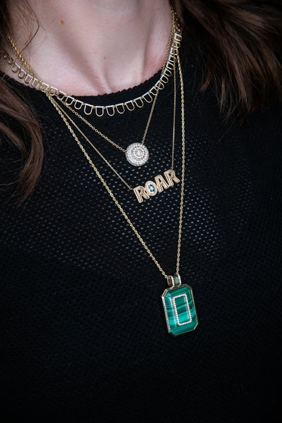 Edge Link Collar Necklace