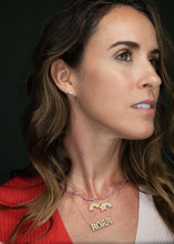 Load image into Gallery viewer, JuJu Rainbow Charm Necklace - Pink, Yellow &amp; Orange
