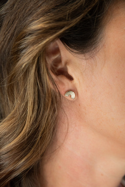 Mini Juju Rainbow Stud Earrings