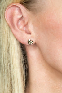 Mini Juju Heart Stud Earrings