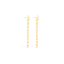 Load image into Gallery viewer, Spark Chevron Link Chandelier Earring - Diamond
