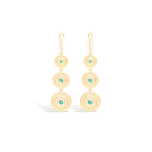 Evolve Chandelier Earring - Emerald