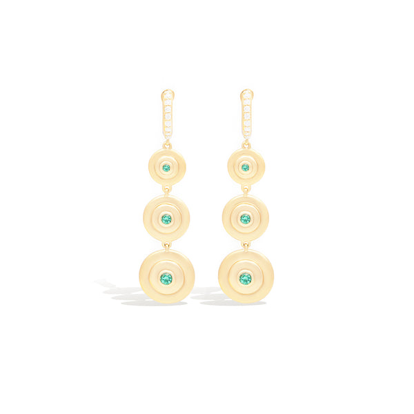 Evolve Chandelier Earring - Emerald