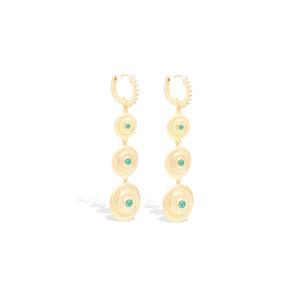 Evolve Chandelier Earring - Emerald