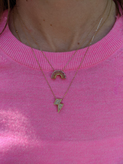 JuJu Lightning Bolt Charm Necklace