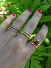Load image into Gallery viewer, Found Cigar Band Ring - Tourmaline
