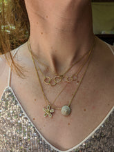 Load image into Gallery viewer, JuJu Flower Charm Necklace - Yellow Sapphire
