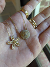 Load image into Gallery viewer, JuJu Flower Charm Necklace - Yellow Sapphire
