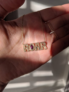 JuJu ROAR Charm Necklace - Garnet