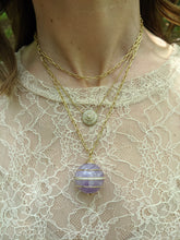 Load image into Gallery viewer, Found Sphere Pendant Necklace - Amethyst
