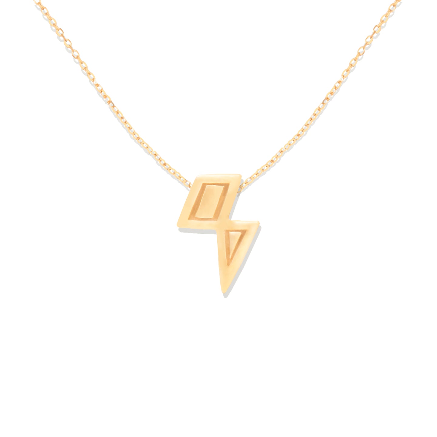 Mini Juju Lightning Bolt Charm Necklace