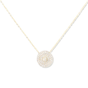 Evolve Pave Pendant Necklace - Diamond
