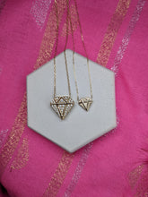Load image into Gallery viewer, Mini Juju Diamond Charm Necklace
