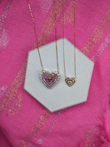 Mini Juju Heart Charm Necklace