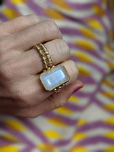 Load image into Gallery viewer, Evolve Stacking Ring - Emerald
