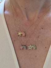 Load image into Gallery viewer, JuJu Shooting Star Charm Necklace - Green
