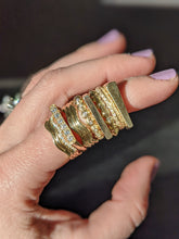 Load image into Gallery viewer, The Edge Straight Stacking Ring - Multi Color Sapphire
