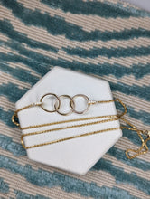 Load image into Gallery viewer, The Crew Triple Circle Necklace
