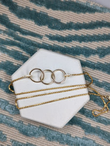 Crew Triple Circle Necklace