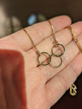 Load image into Gallery viewer, Crew Triple Circle Necklace

