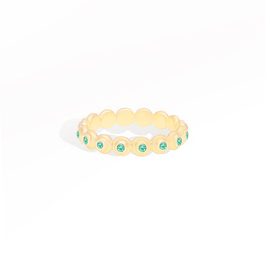 Evolve Stacking Ring - Small (Emerald)