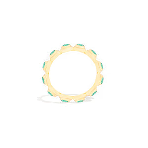 Evolve Stacking Ring - Large (Emerald)