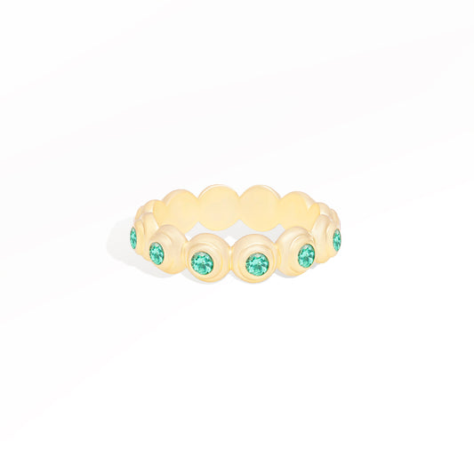 Evolve Stacking Ring - Large (Emerald)