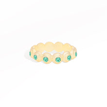 Load image into Gallery viewer, Evolve Stacking Ring - Large (Emerald)

