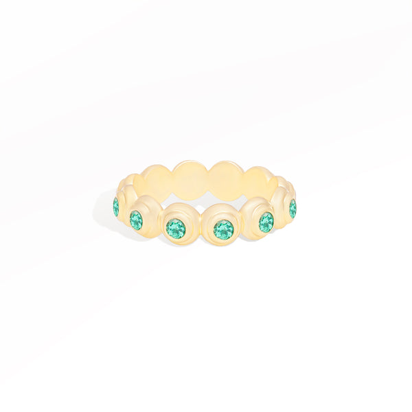 Evolve Stacking Ring - Large (Emerald)