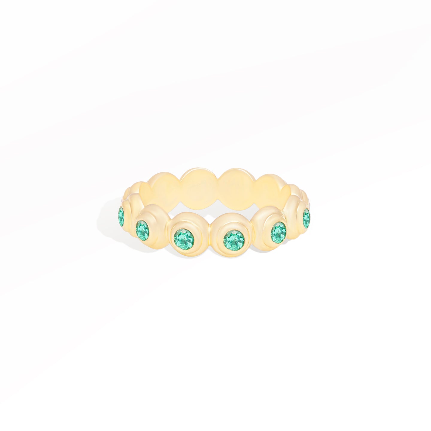 Evolve Stacking Ring - Large (Emerald)