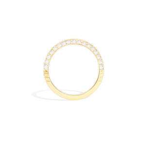 The Crew Knife Edge Stacking Ring - Diamond
