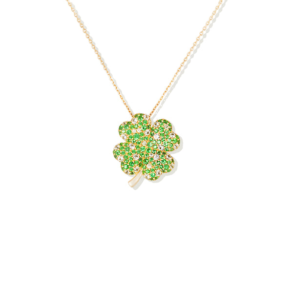 JuJu Four Leaf Clover Charm Necklace