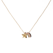 Load image into Gallery viewer, JuJu Shooting Star Charm Necklace - Pastels
