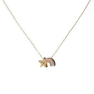 JuJu Shooting Star Charm Necklace - Pastels