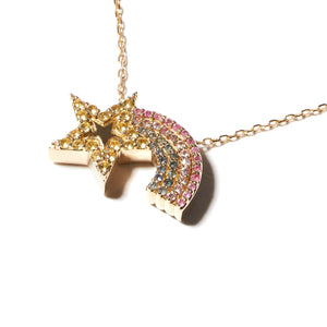 JuJu Shooting Star Charm Necklace - Pastels
