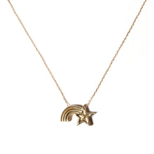 Load image into Gallery viewer, JuJu Shooting Star Charm Necklace - Green
