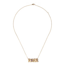 Load image into Gallery viewer, JuJu ROAR Charm Necklace - Garnet
