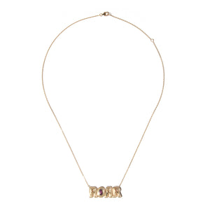 JuJu ROAR Charm Necklace - Garnet