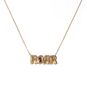 JuJu ROAR Charm Necklace - Garnet