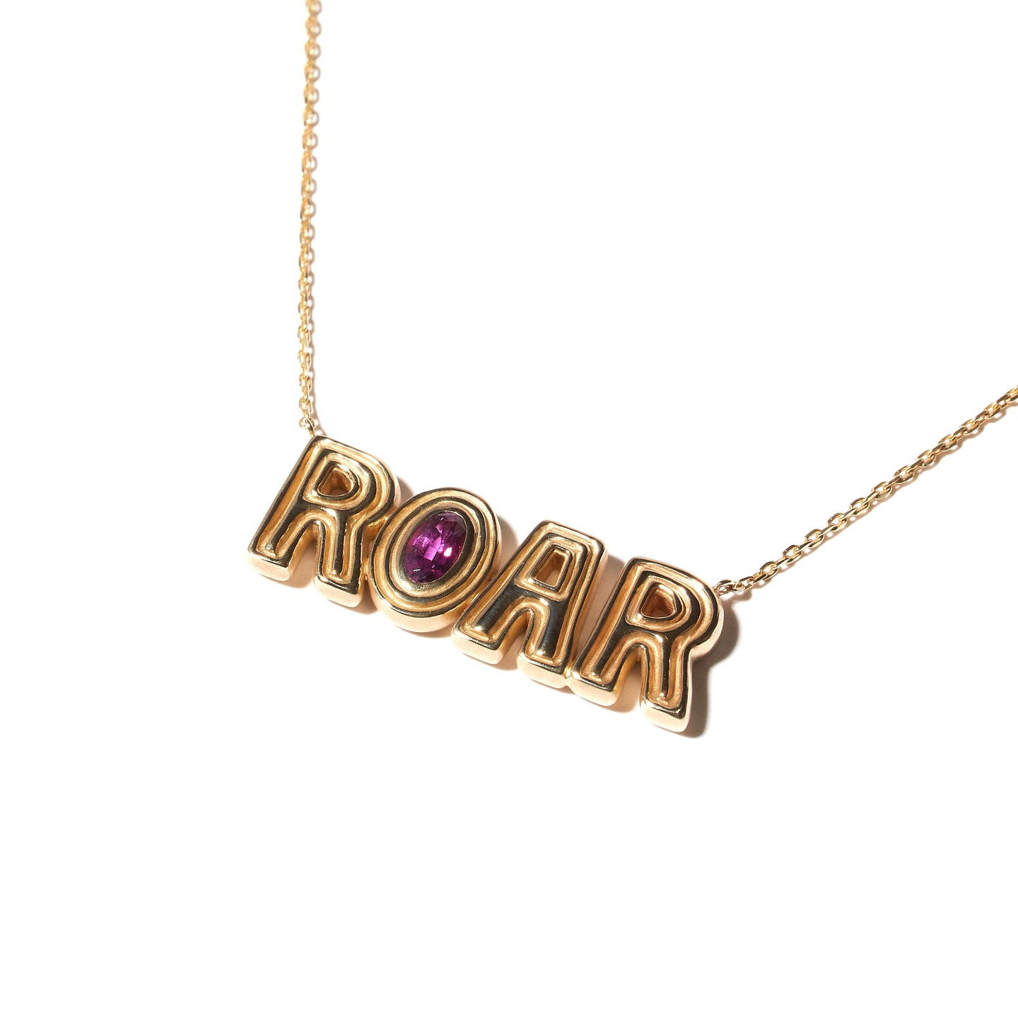 JuJu ROAR Charm Necklace - Garnet