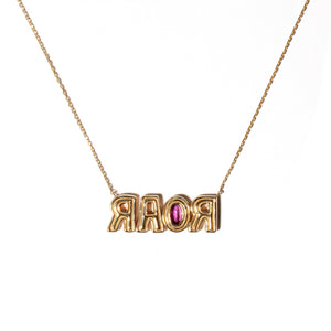 JuJu ROAR Charm Necklace - Garnet
